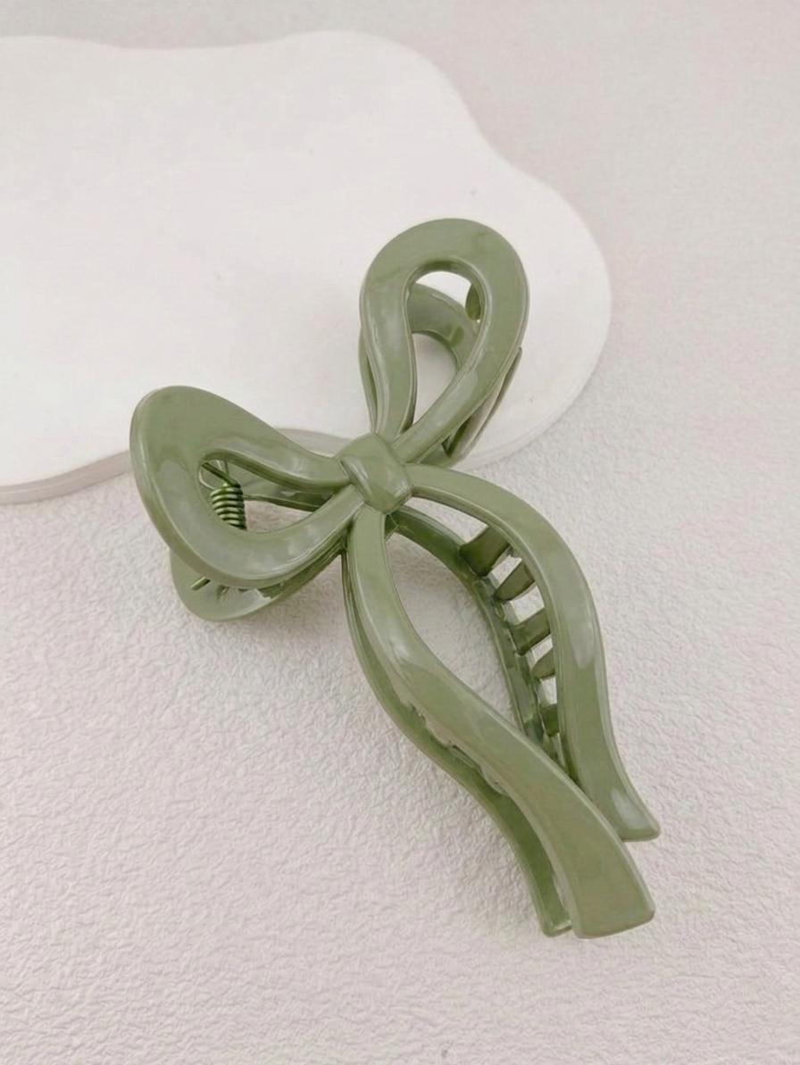 Daisy Knot Claw - Olive Green