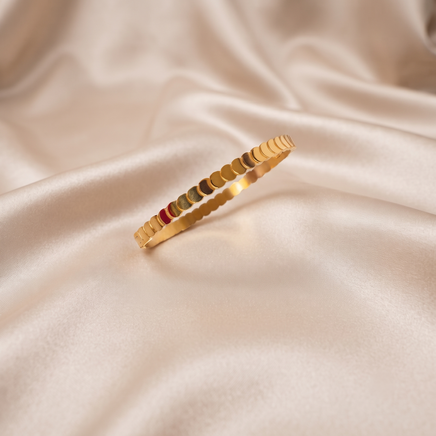 Coin Bead  Kada Bracelet