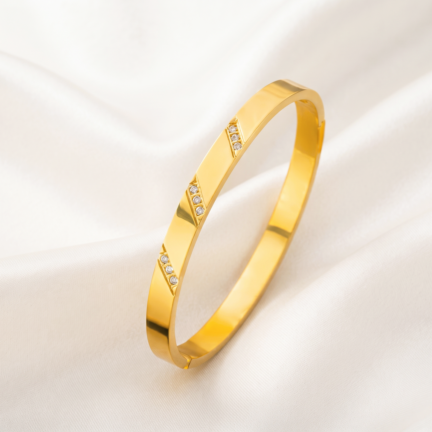 Trio Crystal Kada Bracelet