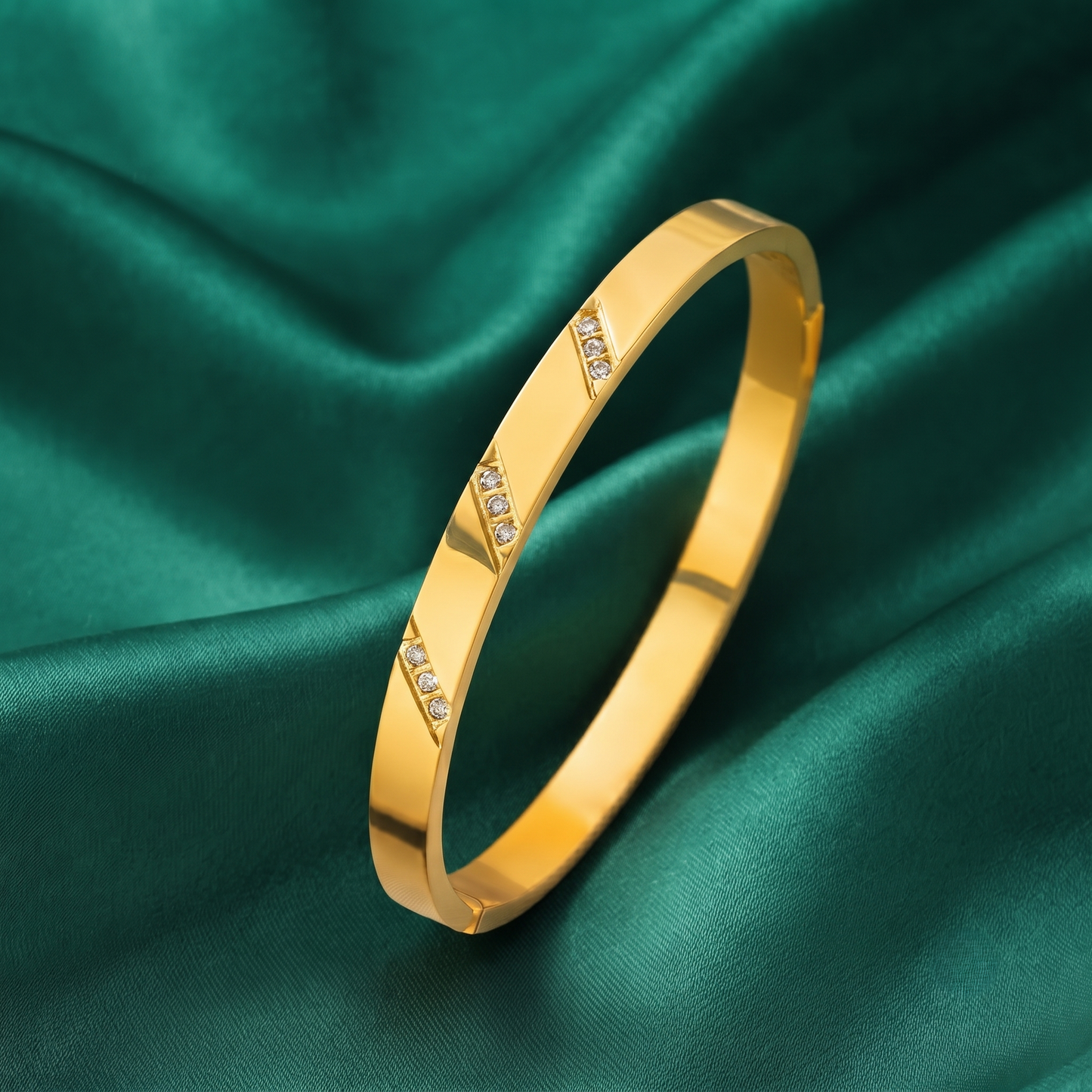 Trio Crystal Kada Bracelet