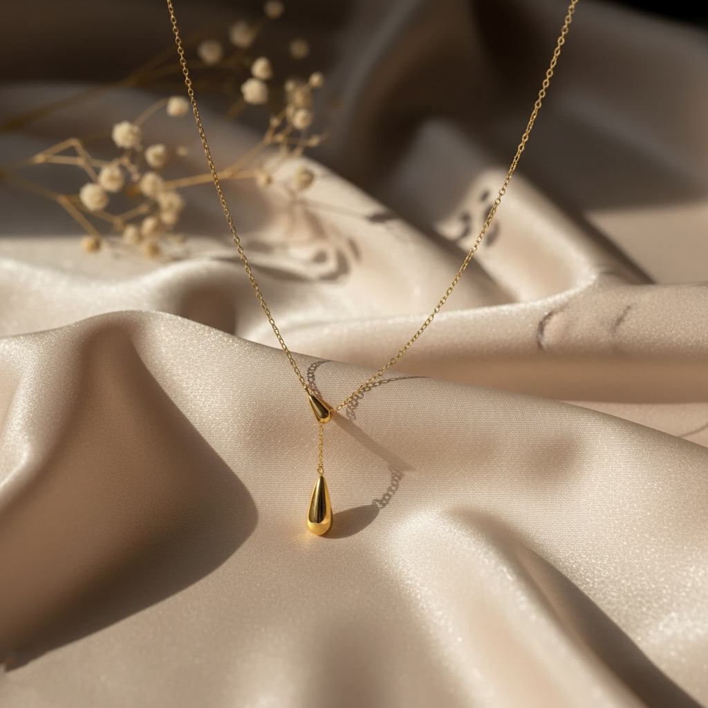 Auralyn Drop Necklace - Anti Tarnish