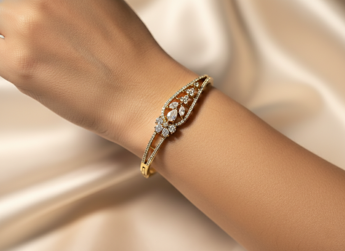 Golden Vine - Bangle Bracelet