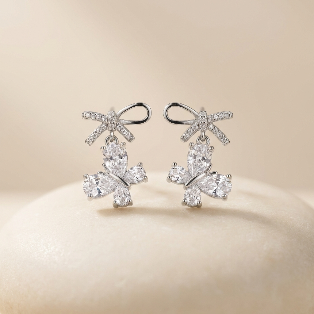 Eternal Grace Earrings - Silver