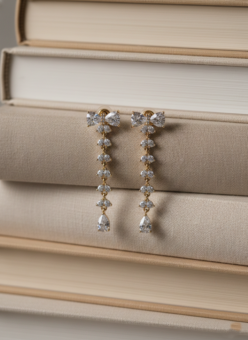 Timeless Spark Drop Earrings