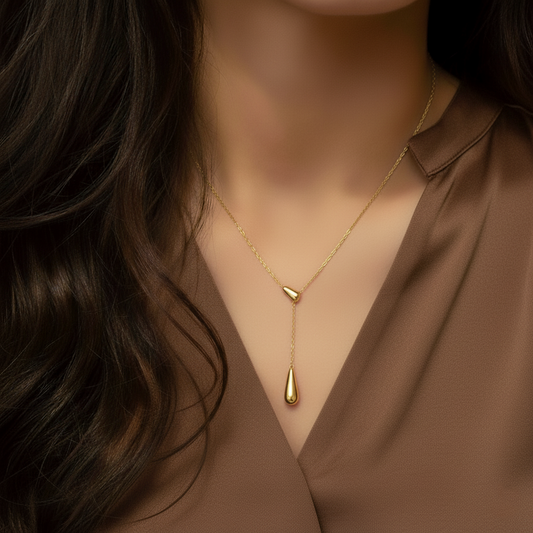 Auralyn Drop Necklace - Anti Tarnish