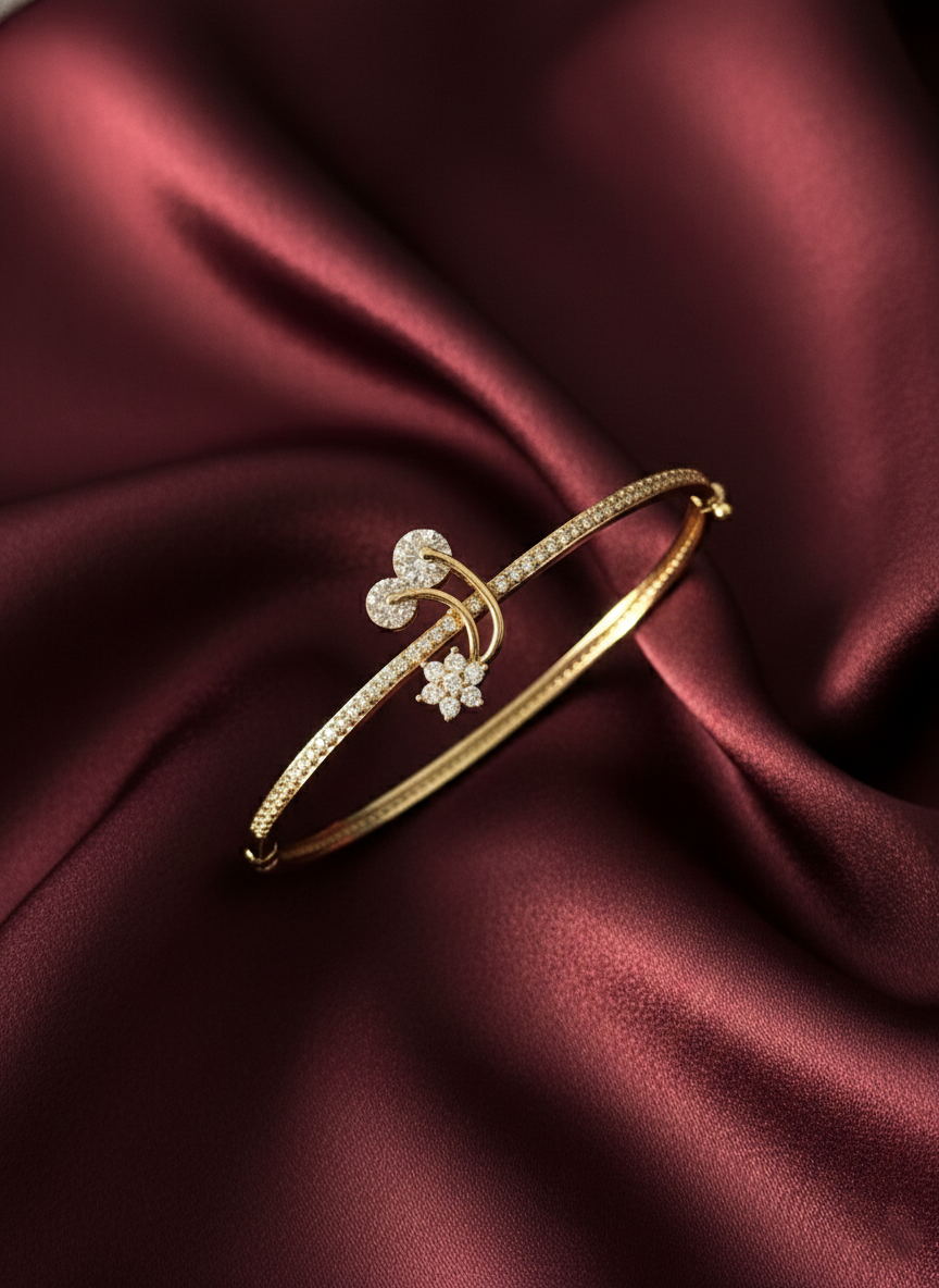 Ivory Whisper - Bangle Bracelet