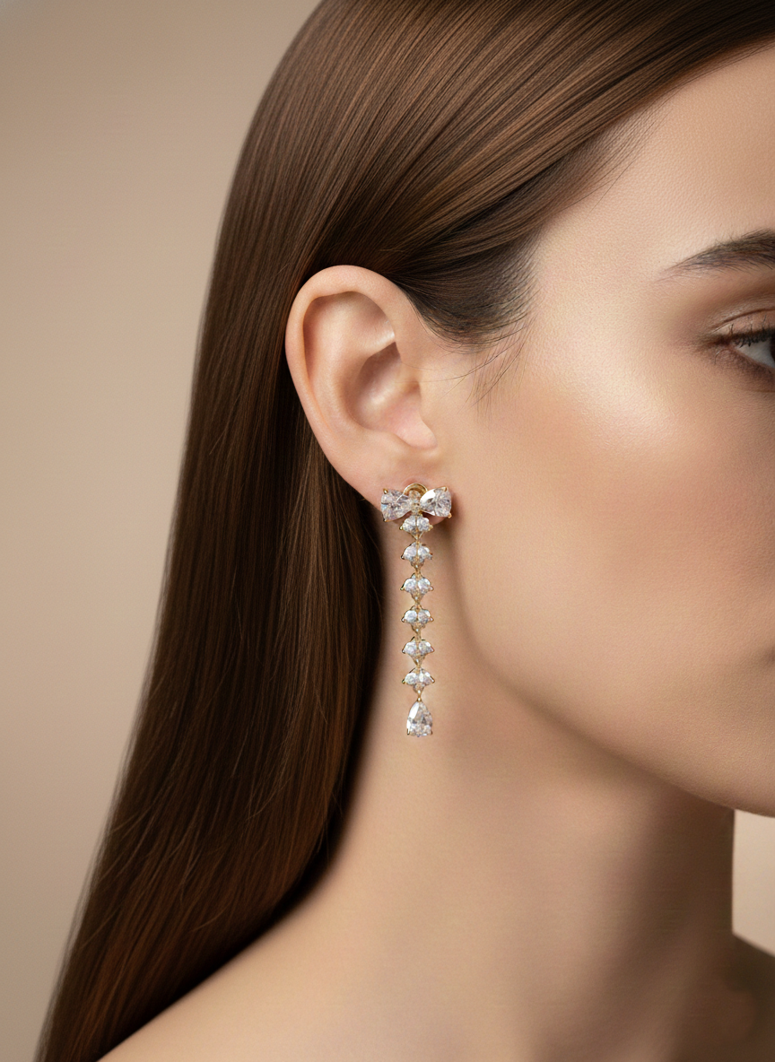 Timeless Spark Drop Earrings