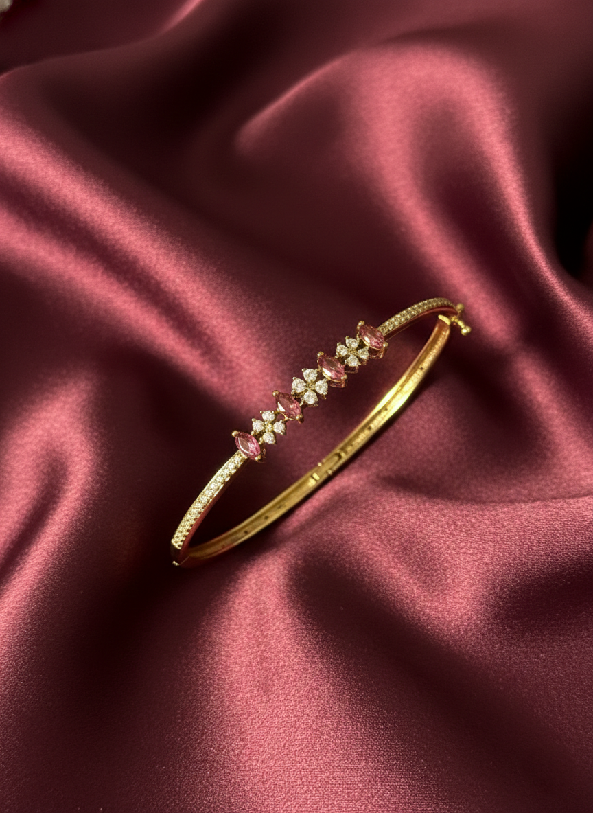 Rose Poise - Bangle Bracelet