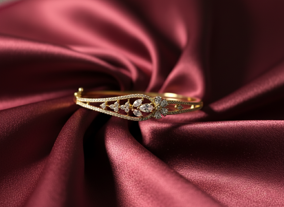 Golden Vine - Bangle Bracelet