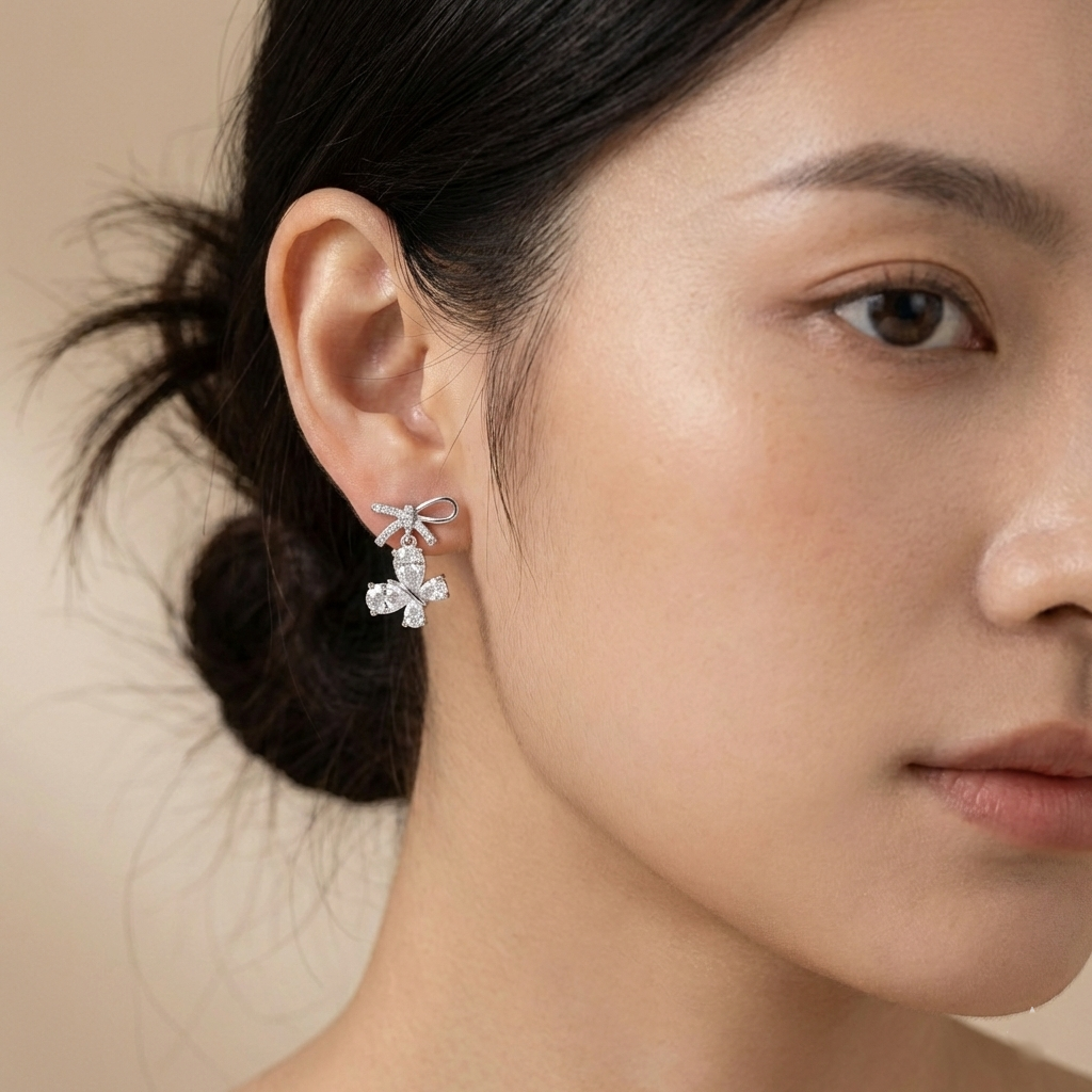 Eternal Grace Earrings - Silver