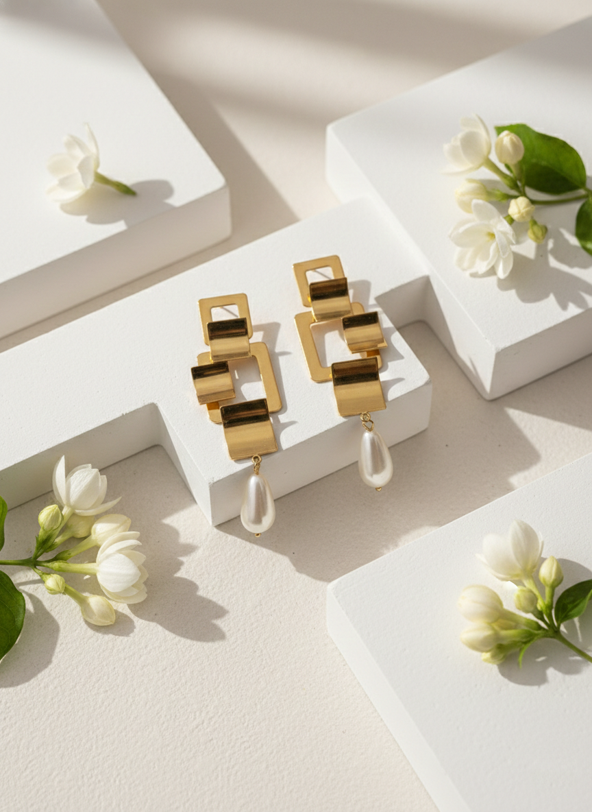 Golden Link Pearl Drops