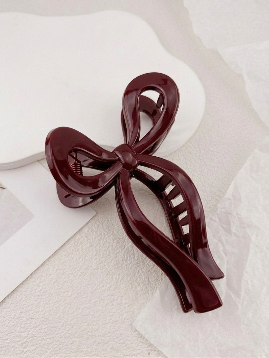 Daisy Knot Claw - Maroon