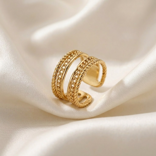 Braided Trinity Ring (Adjustable Size)